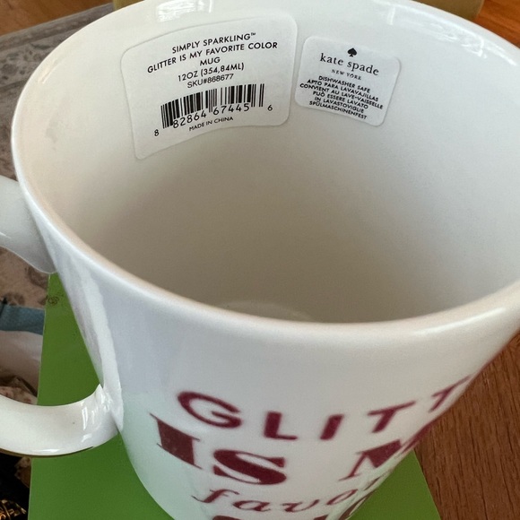 Kate spade glitter is my favorite color mug - Picture 2 of 3